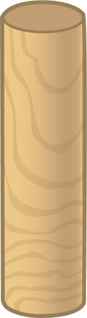 wooden cylinder