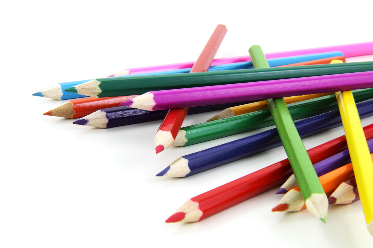 photo of color pencils