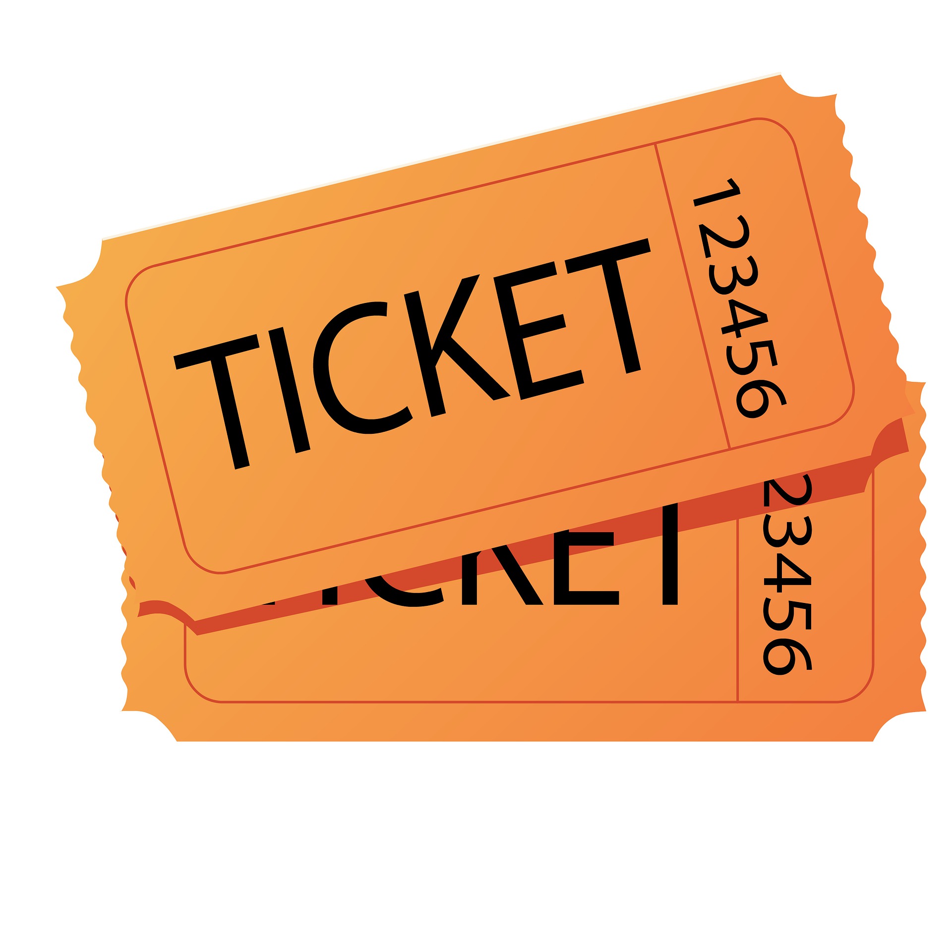image of 2 tickets