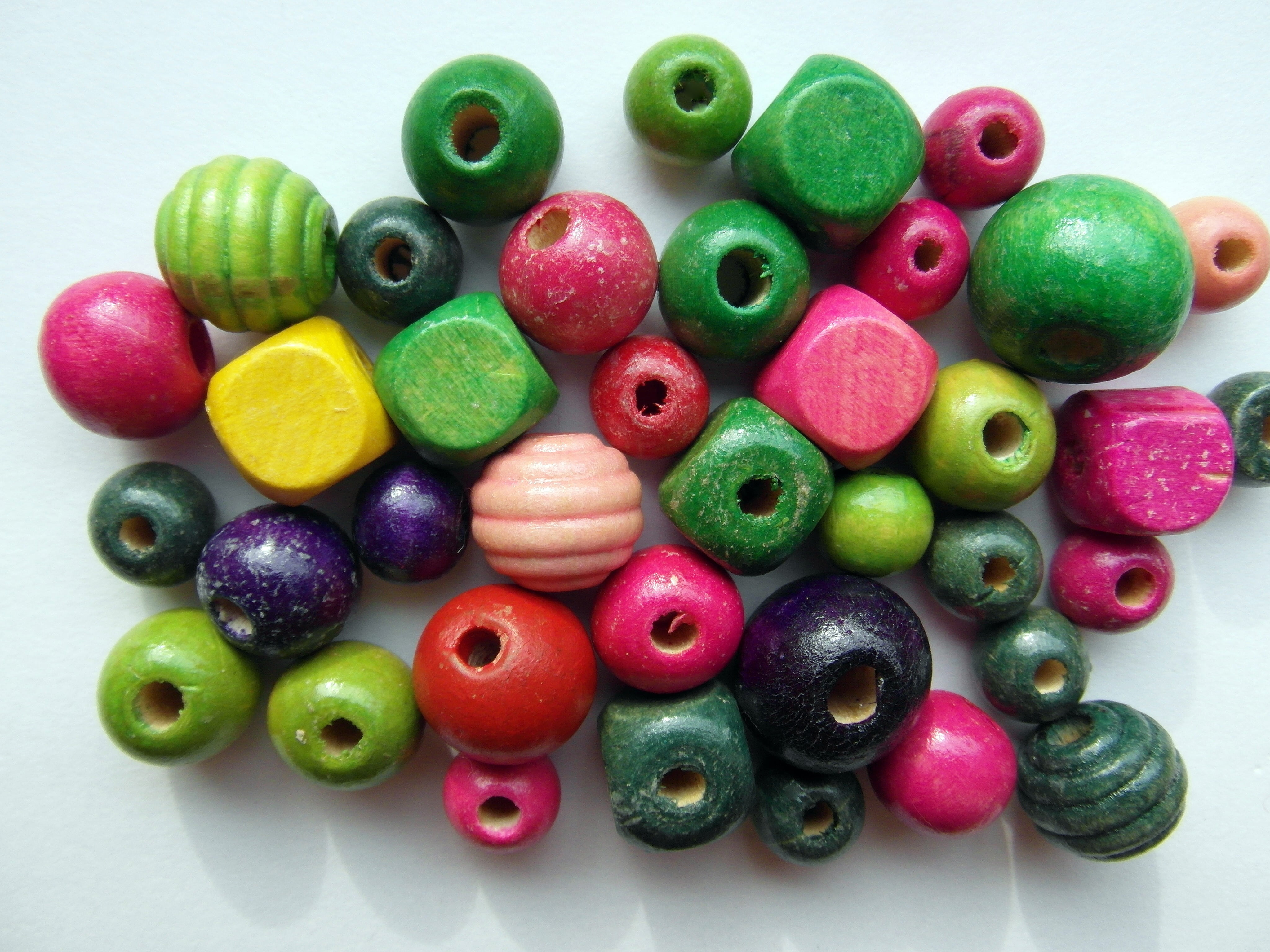 Wooden beads.