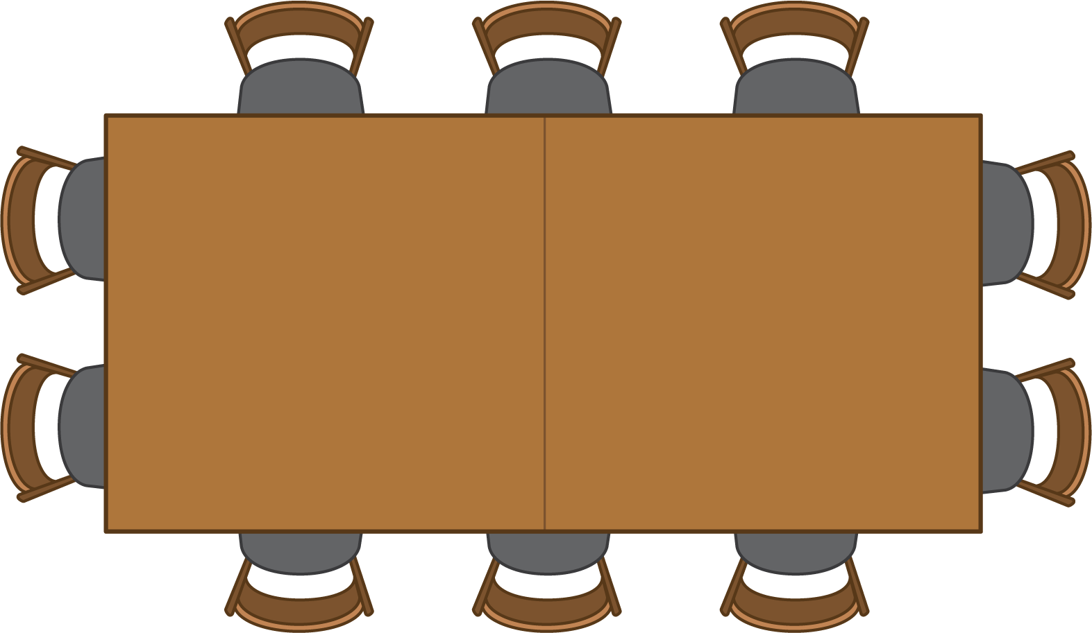 table and 10 chairs