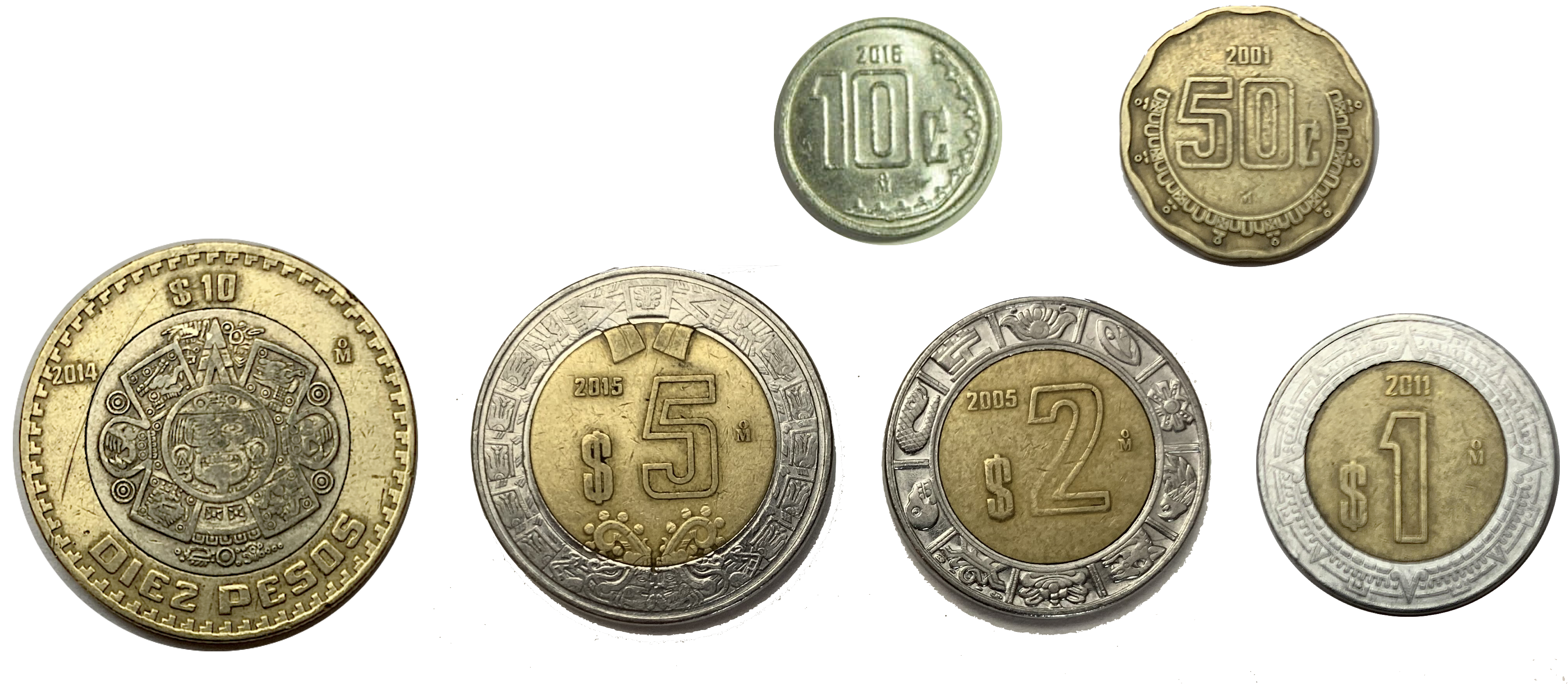 image of Mexican coins.