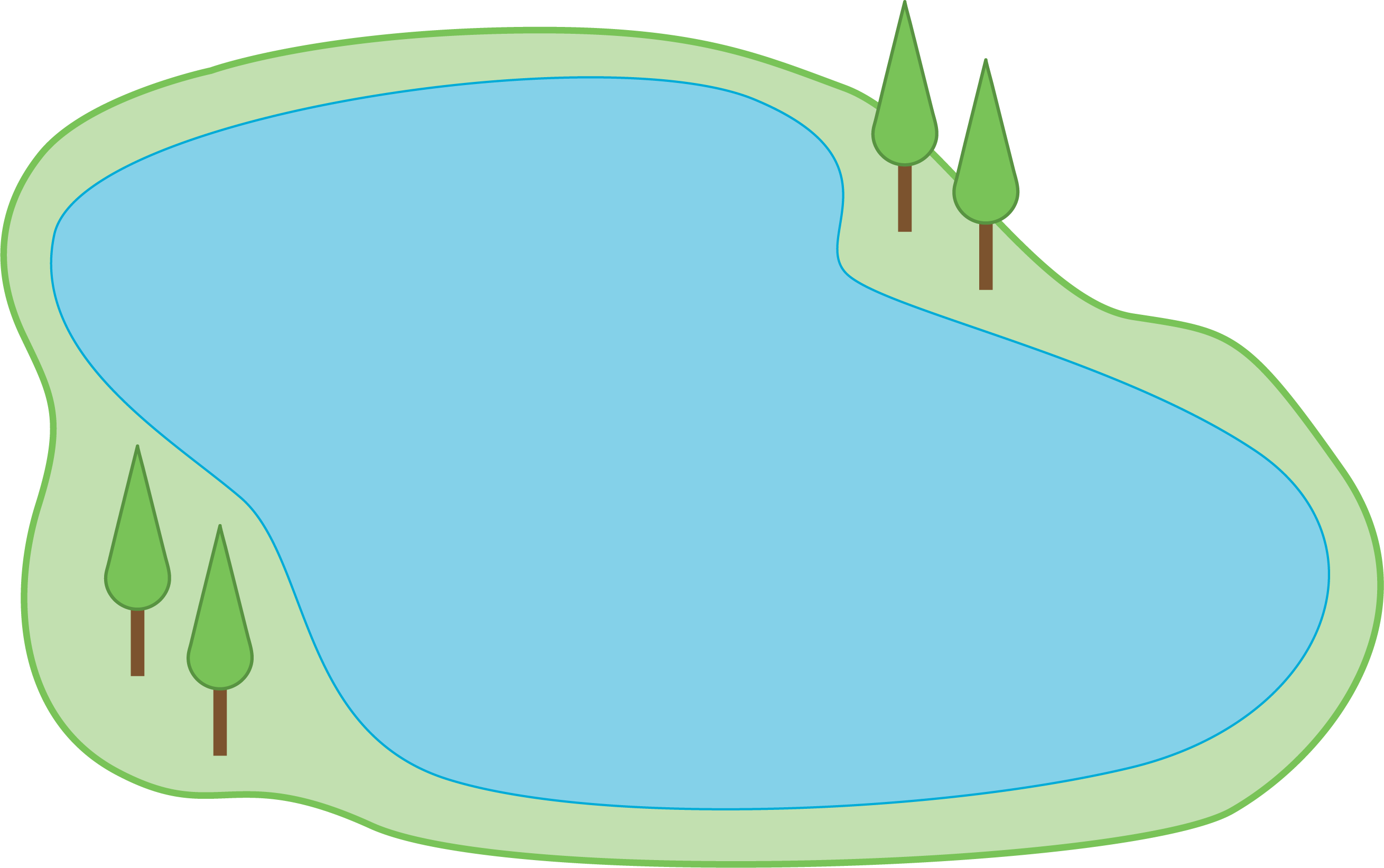A lake.