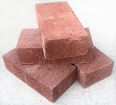 a stack of bricks is shown