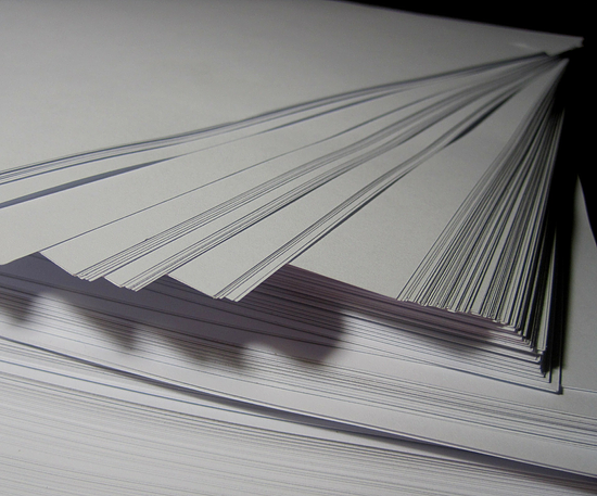 An image of a stack of copier paper.