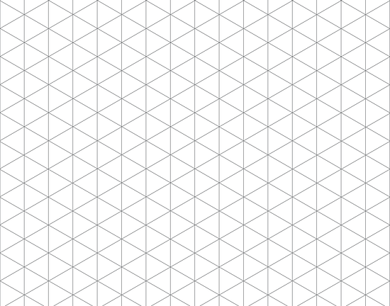 A blank isometric grid.